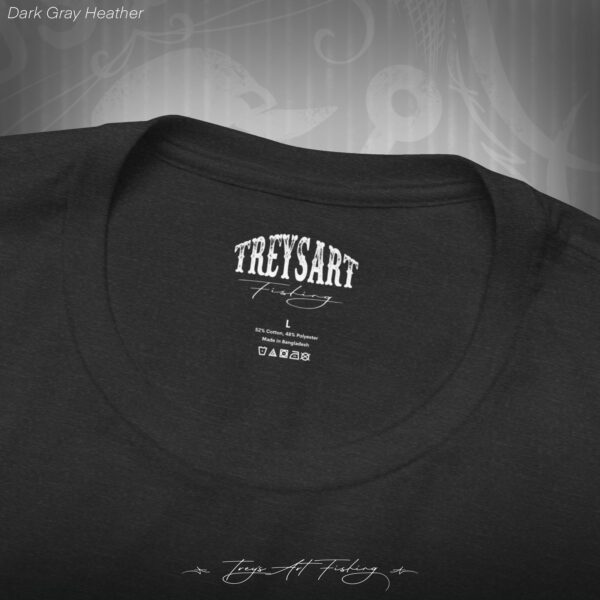 TreysArt Fishing T-Shirt Gar Skull - Image 4