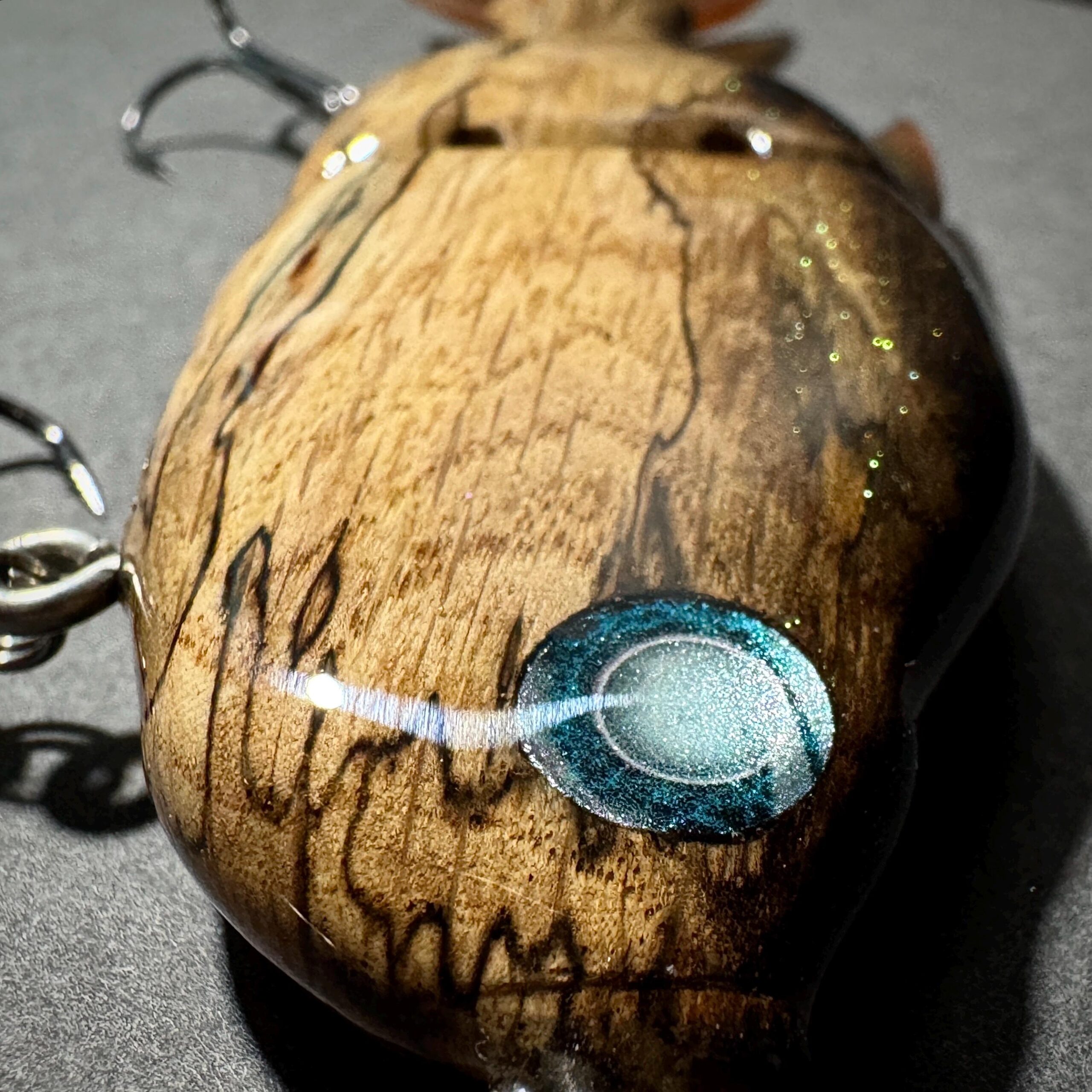 TreysArt – Spalted Oak Glide Bait - Image 8