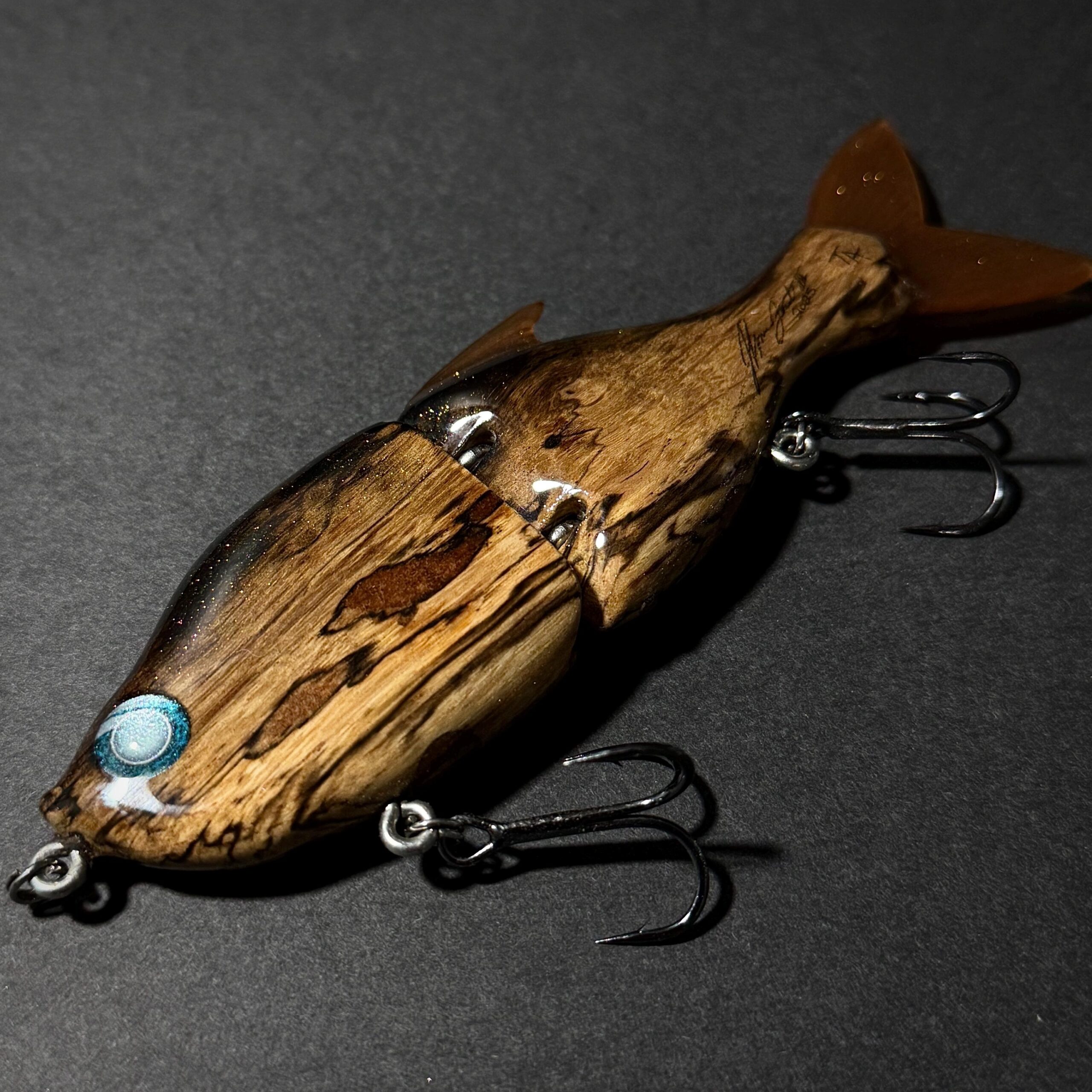 TreysArt – Spalted Oak Glide Bait