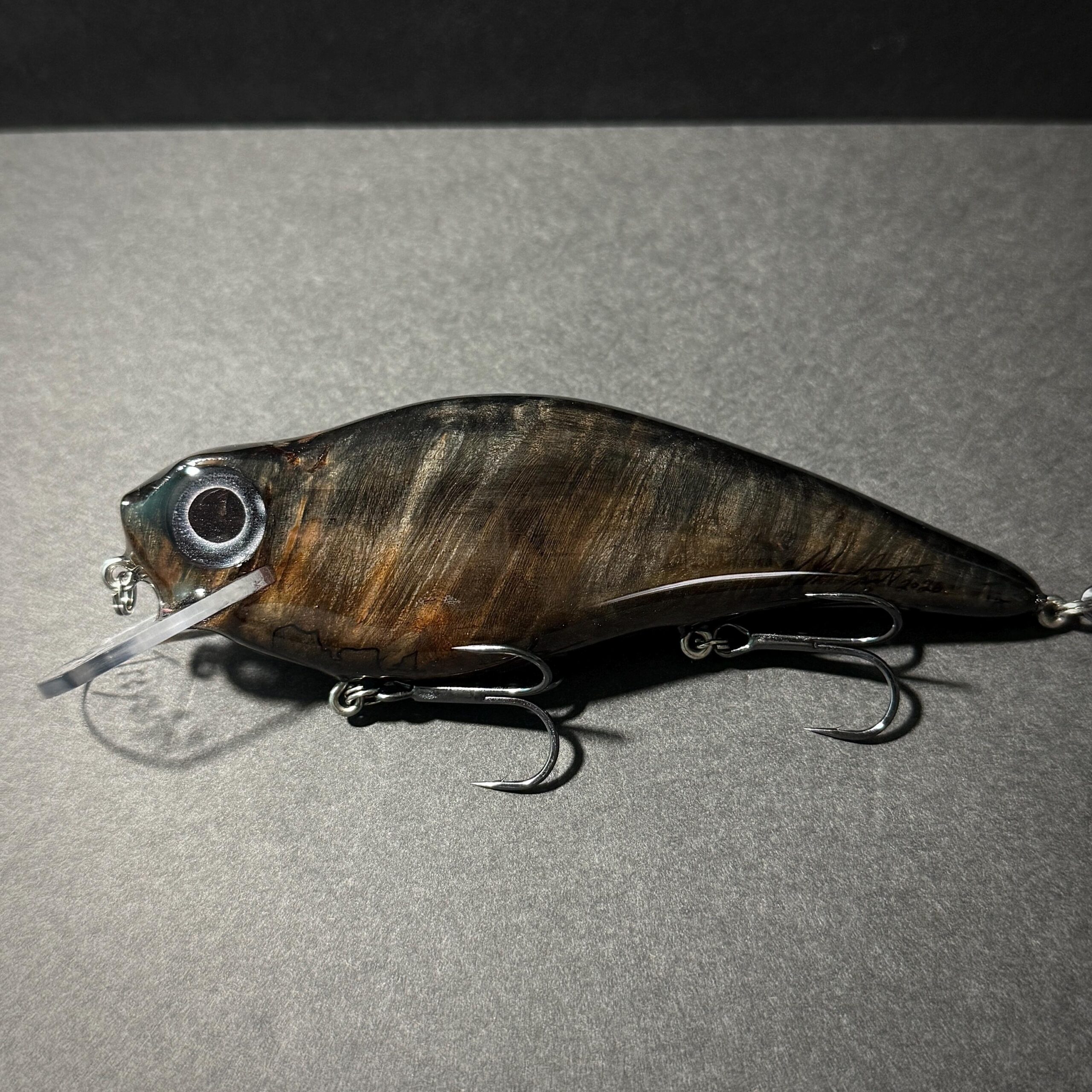 Deadwood Series – Black Figured Burl Crankbait - Image 2
