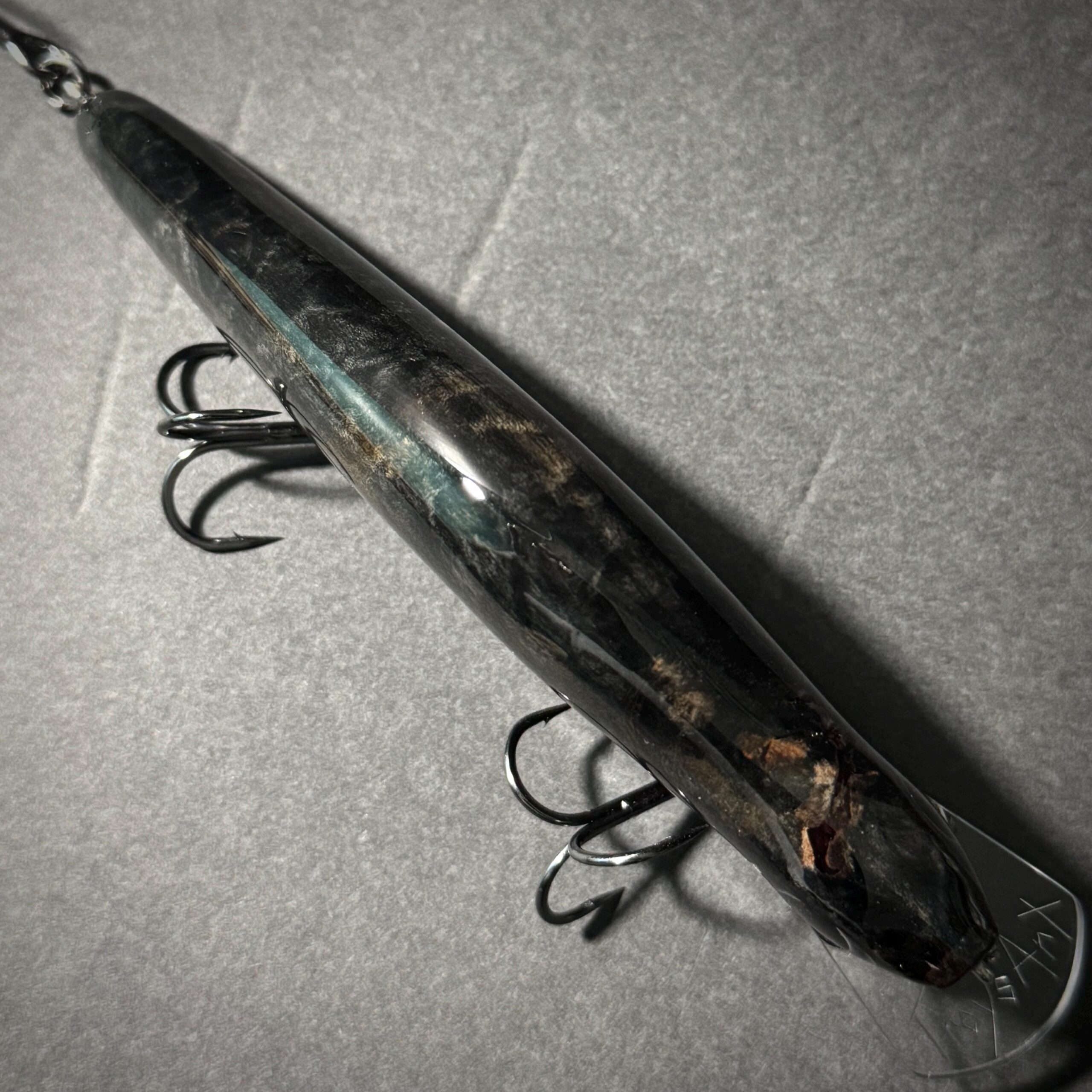 Deadwood Series – Black Figured Burl Crankbait - Image 6