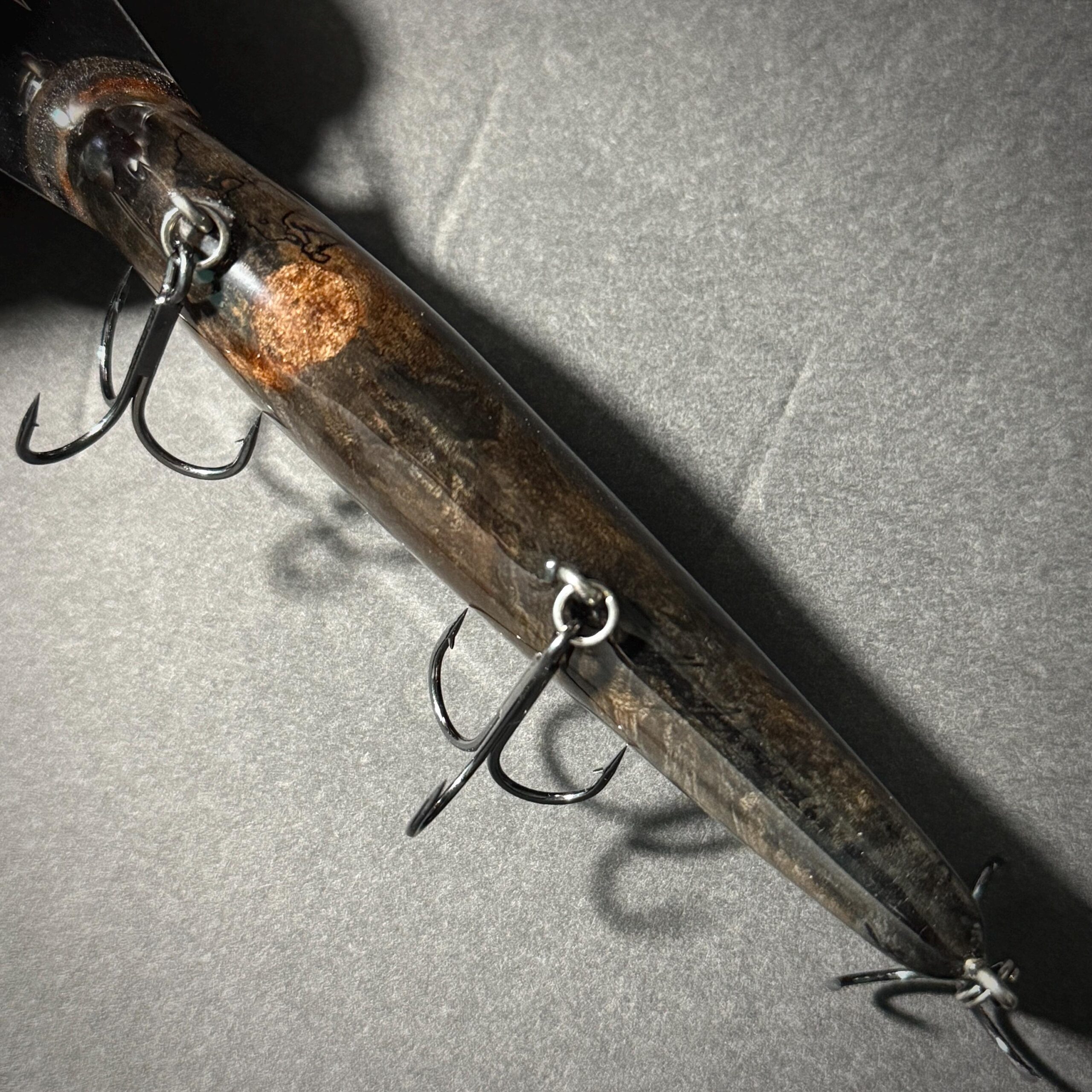 Deadwood Series – Black Figured Burl Crankbait - Image 7
